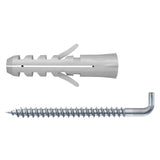 Expansion plug S 7 WH with angle hook