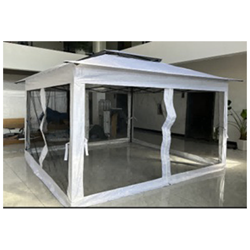 Folding Gazebo Tent 3X3.3X2.7M - White