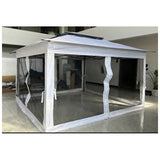 Folding Gazebo Tent 3X3.3X2.7M - White
