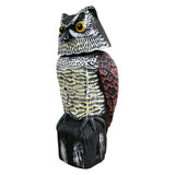 Decoy Repelling Bird Owl 16X15X38Cm - Black