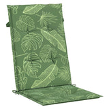 Low Back Cushion Leaf 100X48X5Cm- Green