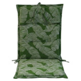 Low Back Cushion Leaf 100X48X5Cm-Light Blue
