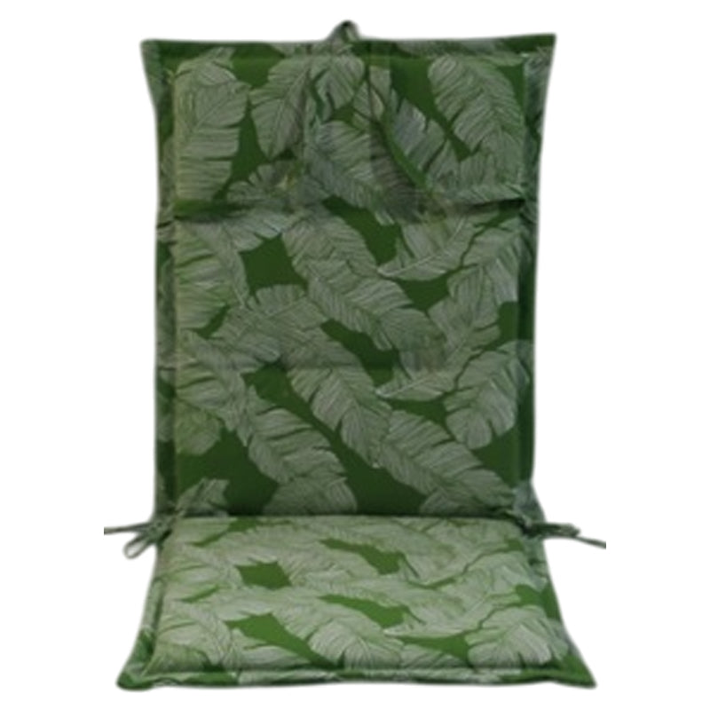Low Back Cushion Leaf 100X48X5Cm-Dark Blue