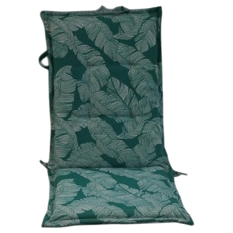 High Back Cushion Leaf 120X48X5Cm - Dark Blue