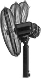 Stand Fan 3 Speeds With Remote Control 16 Inch ,FS1620R-B5- Black