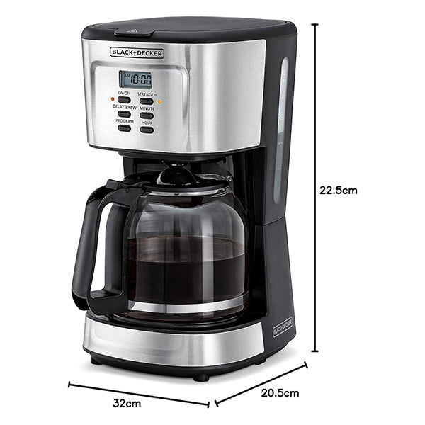 Programmable Drip Coffee Maker 12 Cups 900W - DCM85-B5