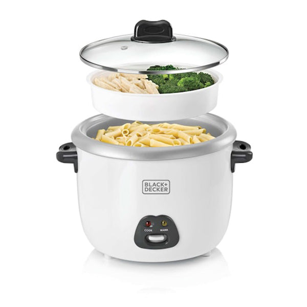  طباخ الأرز مع وعاء طهي بالبخار 1.8 لتر 700 واط