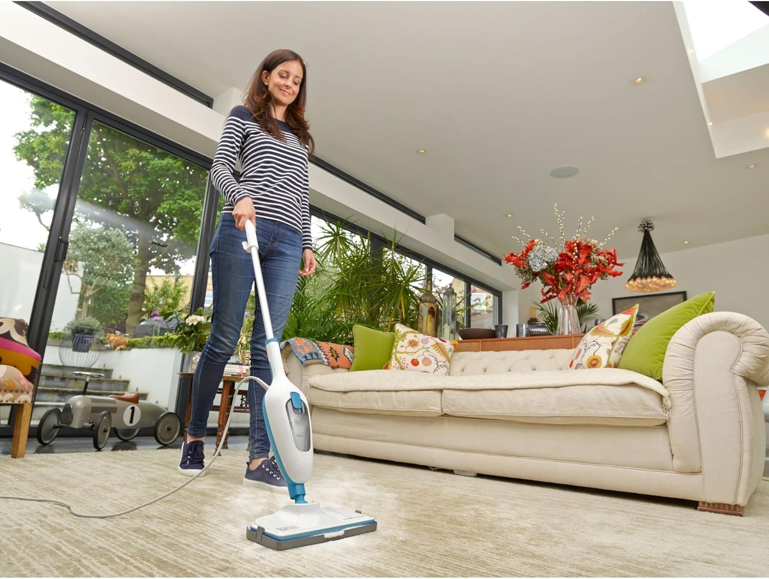 10 in 1 Steam Mop, 1300W, 350ml - FSMH13E10-B5