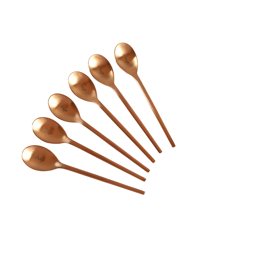 Spoons Set 6 Pcs - Bronze