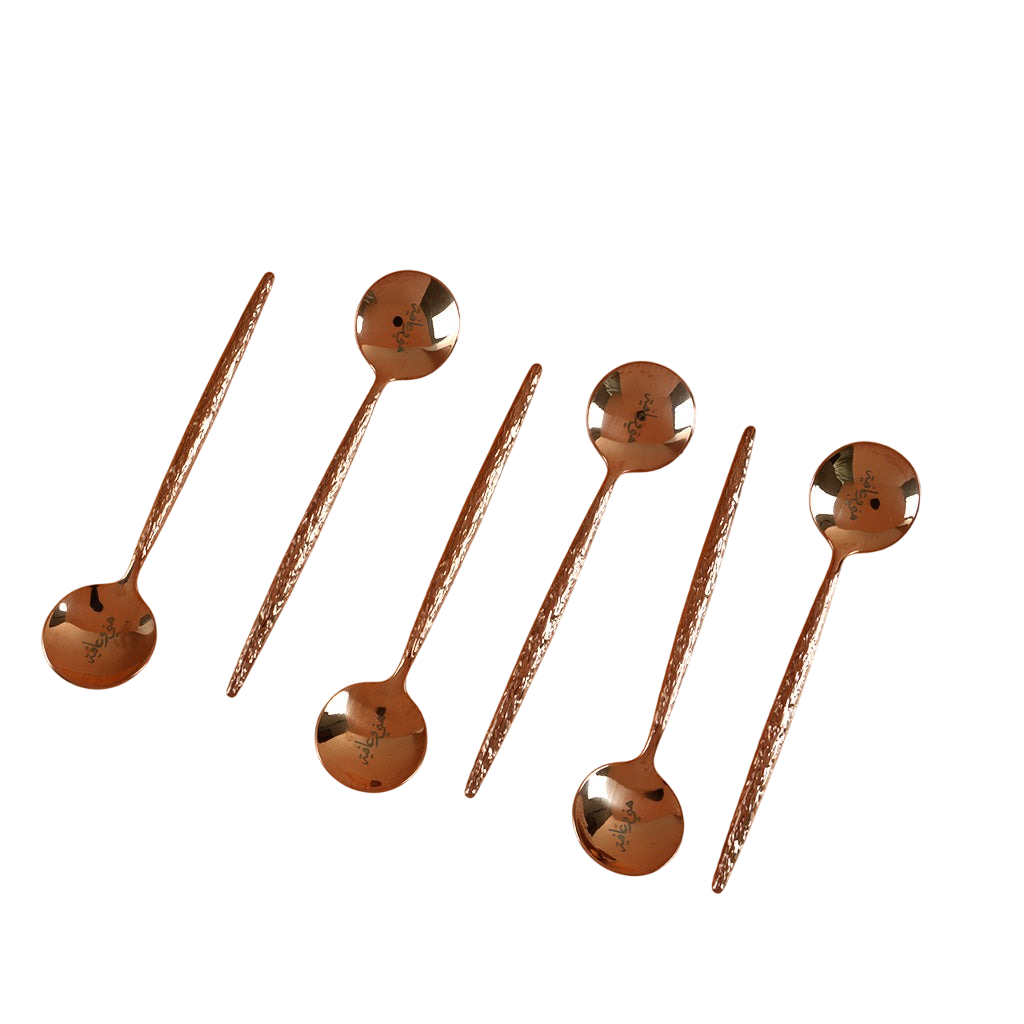 Spoons Set 6 Pcs - Bronze