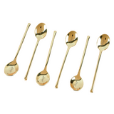 Spoons Set 6 Pcs - Gold