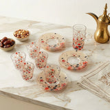 Diva Lady Tea &Coffee Set 18 Pcs-Multicolor