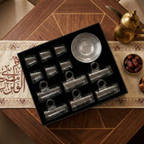 Diva Lady Tea &Coffee Set 18 Pcs-Black