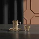 Diva Lady Tea &Coffee Set 18 Pcs-Gold