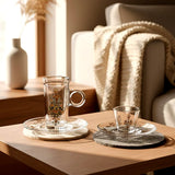 Diva Lady Tea &Coffee Set 18 Pcs-Multicolor