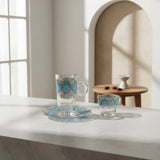 Diva Lady Tea &Coffee Set 18 Pcs-Blue