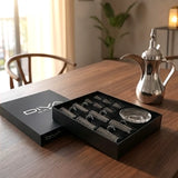 Diva Lady Tea &Coffee Set 18 Pcs-Black