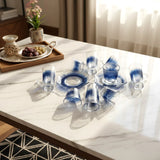 Diva Lady Tea &Coffee Set 18 Pcs-Blue