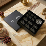 Diva Lady Tea &Coffee Set 18 Pcs-Black