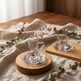 Diva Lady Tea &Coffee Set 18 Pcs-Blue