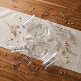 Diva Lady Tea &Coffee Set 18 Pcs-Clear