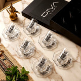 Diva Lady Tea &Coffee Set 18 Pcs-Black