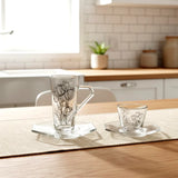 Diva Lady Tea &Coffee Set 18 Pcs-Black