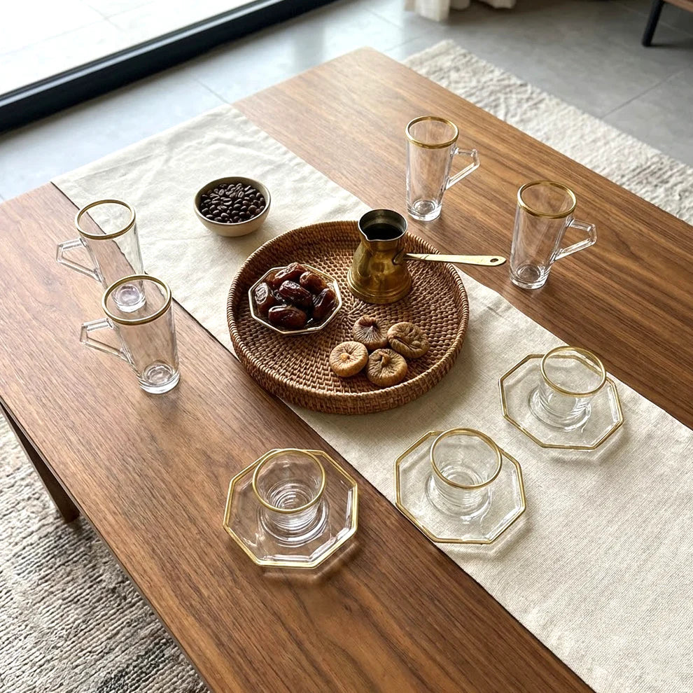 Diva Lady Tea &Coffee Set 18 Pcs-Gold