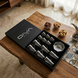 Diva Lady Tea &Coffee Set 18 Pcs-Silver