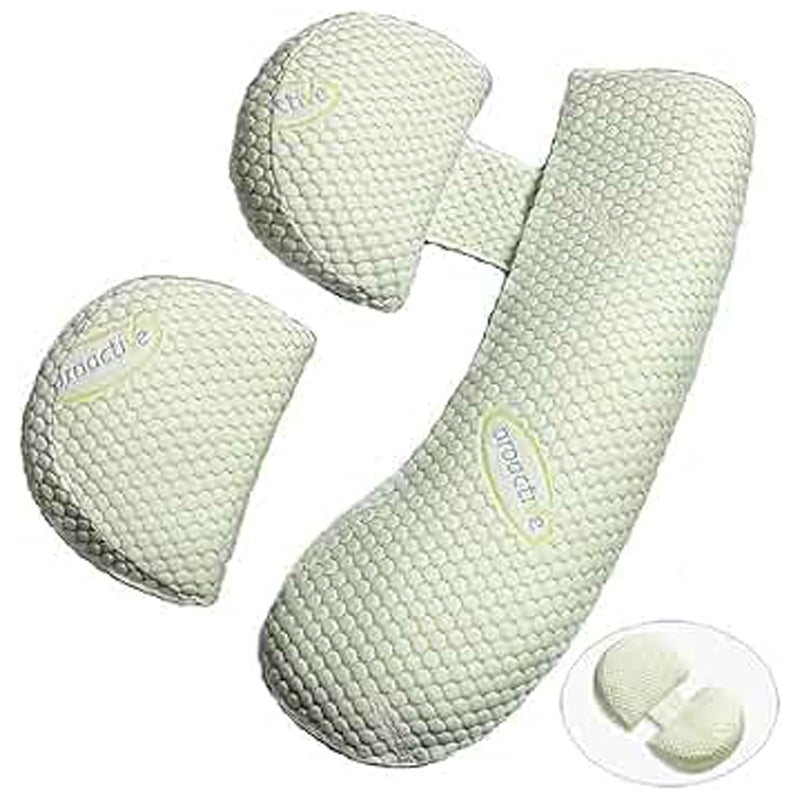 Ergonomic Memory Foam Pregnancy Pillow 2+1 34.5X20X13Cm