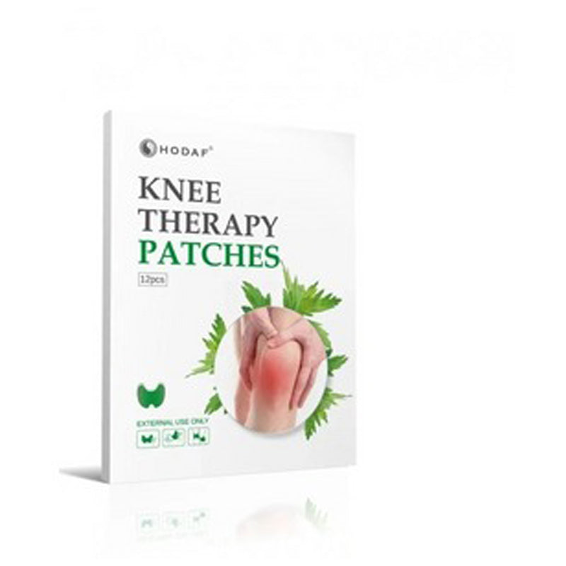 Hodaf 12Pc Knee Therapy Patches 10X14Cm (Non-Woven Fabric)-Multicolor