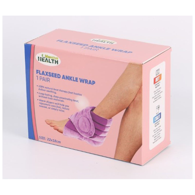 HealthMate Flaxseed Ankel Wrap 1 Pair 22X1 22X18Cm