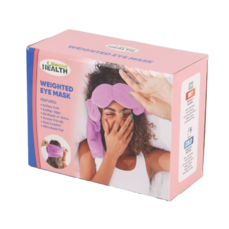 Massive Health Flaxseed Weighted Eye Mask 76X16.5Cm-Pink