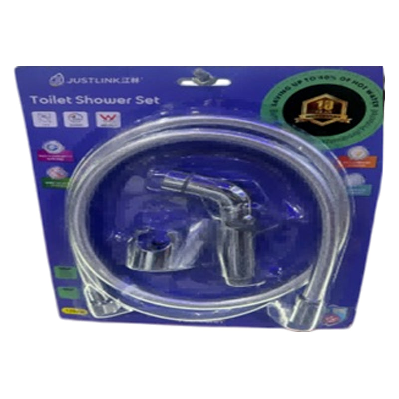 Toilet Shataff Set 120Cm Flow Adjustable - Chrome