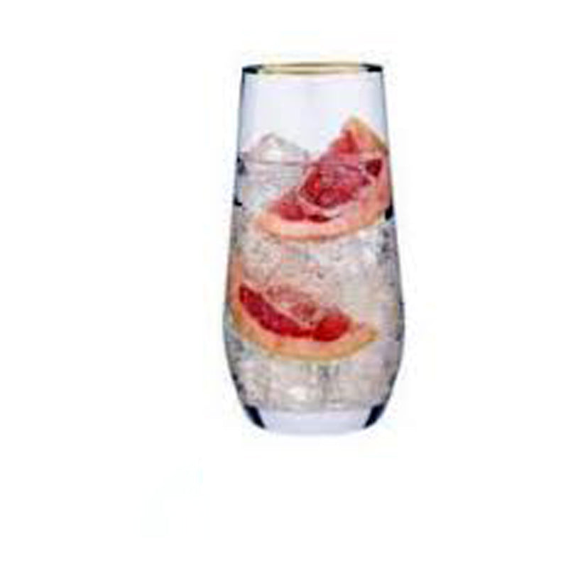 6Pc Water Juice Glass Set 490Ml
 - Clear