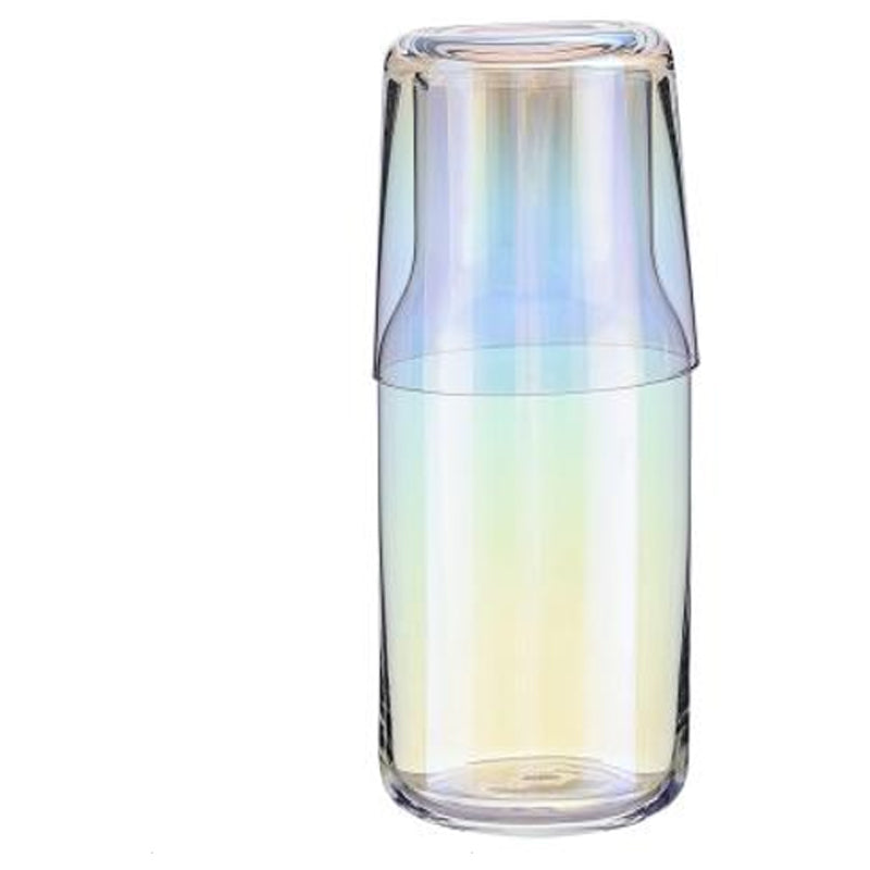 Danny Home Glass Water Carafe Glass Cup 700Ml - Rainbow
