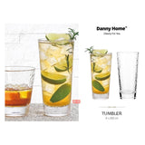 Danny Home 6Pc Water Juice Glass Set 355Ml 

 - Clear