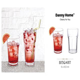 Danny Home 6Pc Waterjuice Glass Set 415Ml 

 - Clear