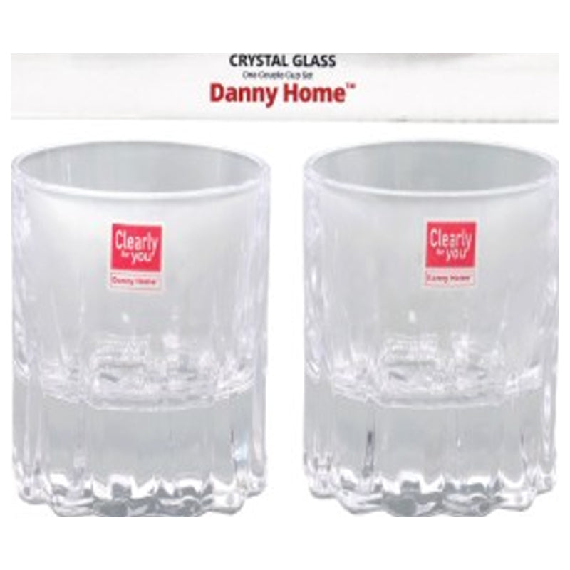 Danny Home 2Pc Waterjuice Glass Set 200Ml - Clear