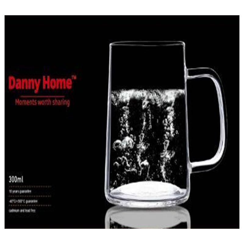 Danny Home 2Pc Borosilicate Glass Cup 300Ml

 - Clear