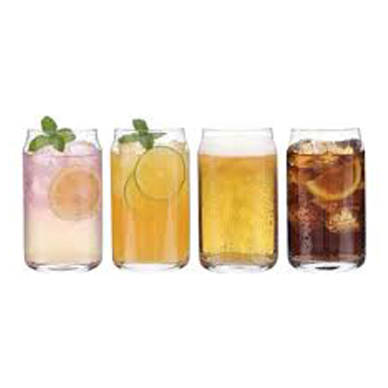 Danny Home 4Pc Juice Glass Set 500Ml
 - Clear