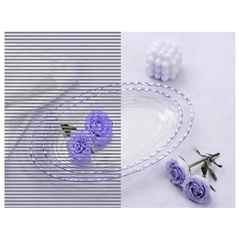 Oval Glass Serving Platter 
32X21.4X3Cm - Clear