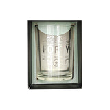 40Th Happy Birthday Themed Glass 410Ml - Gold