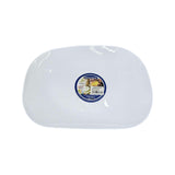 Danny Home Ceramic Serving Platter 14Inch - White