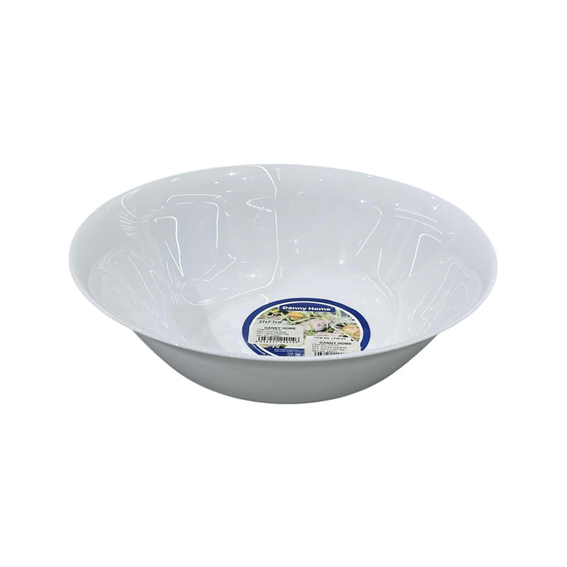 Danny Home Ceramic Serving Bowl Round 10.5Nch - White
