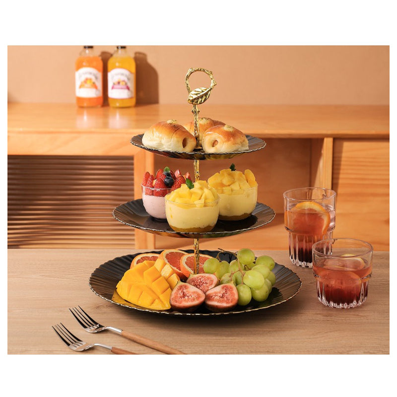 Danny Home 3 Tier Dessert Holder 
 - Black