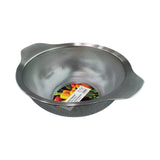 Danny Home Stainless Steel Round Colander -Punching Hole Handle 26Cm - Silver