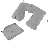 Inflatable Travel Neck Pillow
27X42X0.2Cm
 - Grey