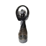 Manual Hand Fan With Sprayer 9.5X7X26.5Cm - Black