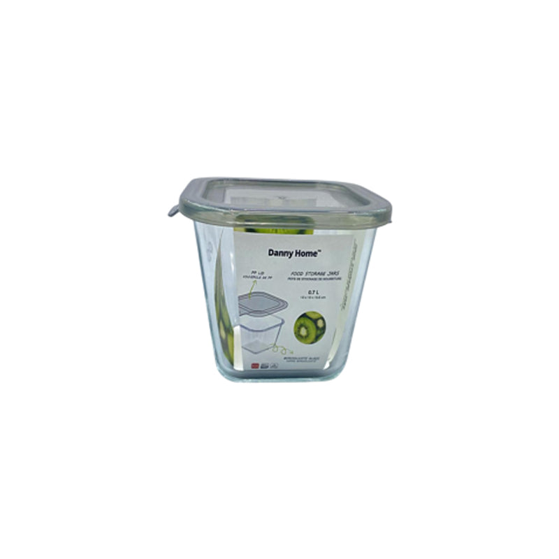 Danny Home Borosilicate Food Storage Jar 700Ml - Clear